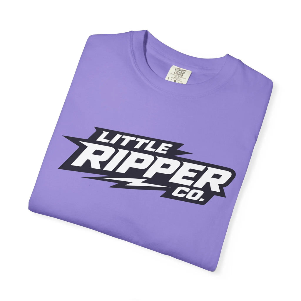 Little Ripper Co. Logo Tee — Retro Lightning Graphic T-Shirt Printify