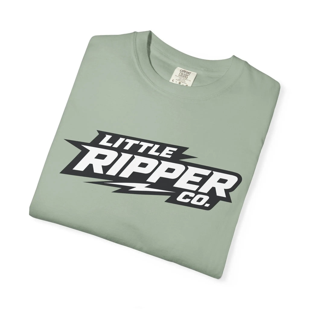 Little Ripper Co. Logo Tee — Retro Lightning Graphic T-Shirt Printify