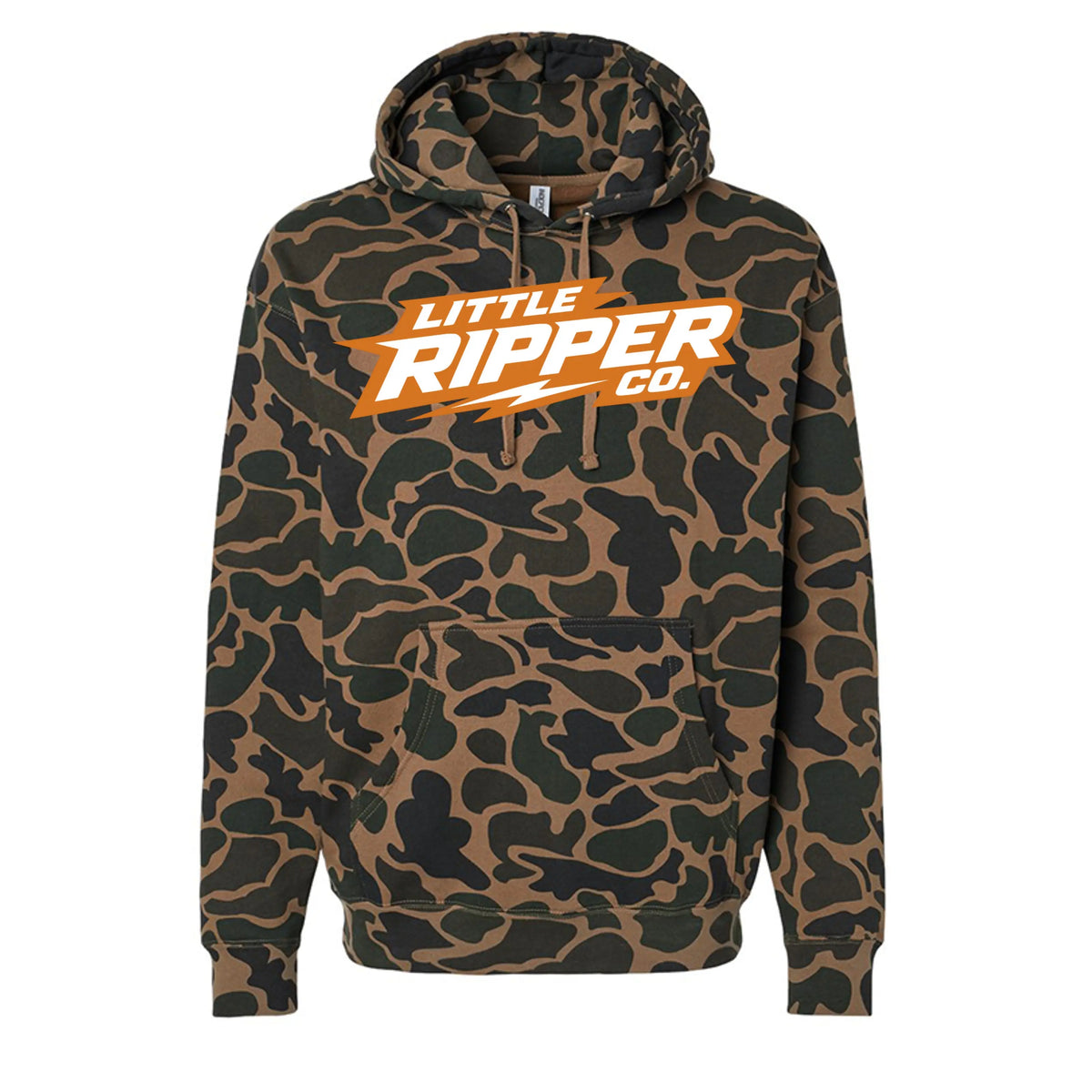 Orange Logo Mens Hoodie My Store